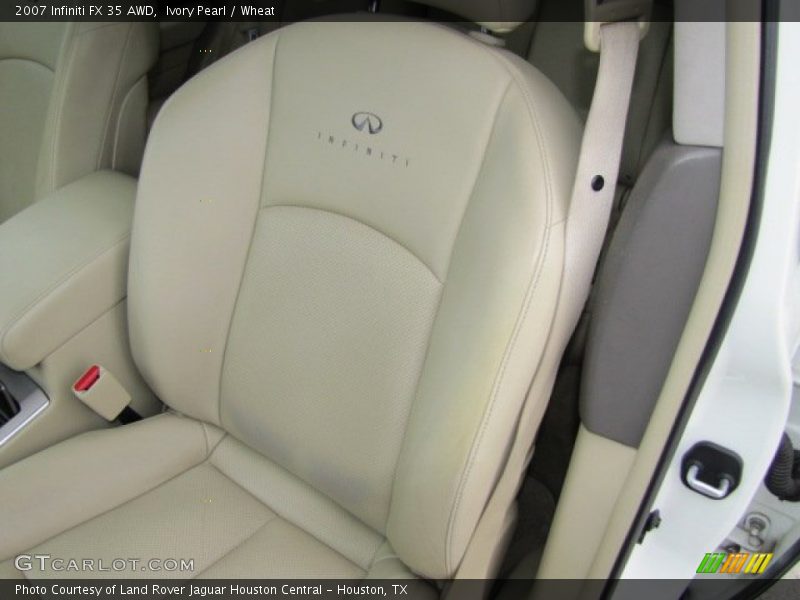 Ivory Pearl / Wheat 2007 Infiniti FX 35 AWD