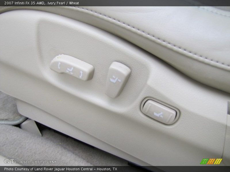 Ivory Pearl / Wheat 2007 Infiniti FX 35 AWD