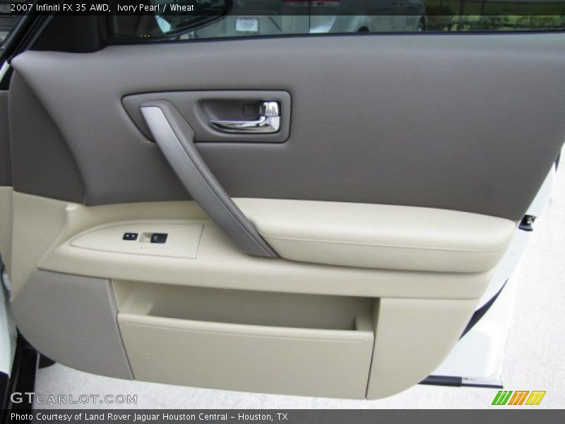 Ivory Pearl / Wheat 2007 Infiniti FX 35 AWD