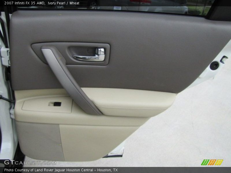Ivory Pearl / Wheat 2007 Infiniti FX 35 AWD