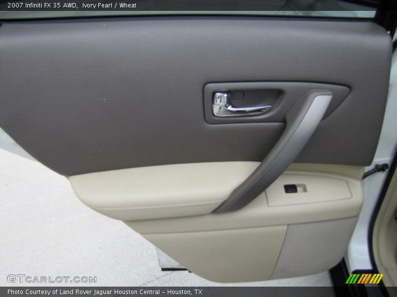 Ivory Pearl / Wheat 2007 Infiniti FX 35 AWD