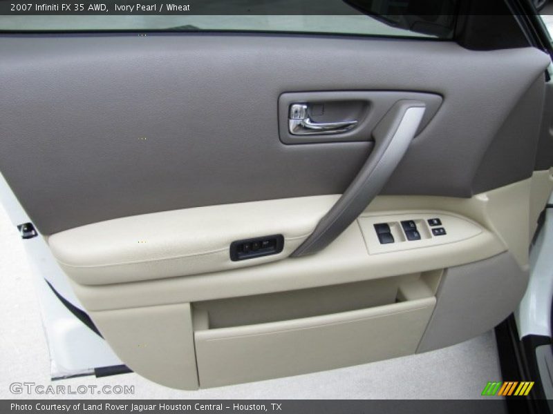 Ivory Pearl / Wheat 2007 Infiniti FX 35 AWD