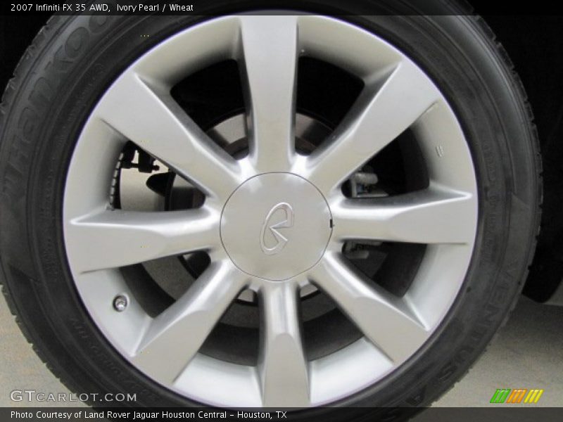 Ivory Pearl / Wheat 2007 Infiniti FX 35 AWD