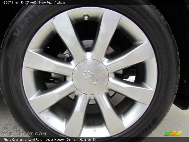 Ivory Pearl / Wheat 2007 Infiniti FX 35 AWD