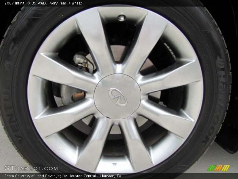 Ivory Pearl / Wheat 2007 Infiniti FX 35 AWD