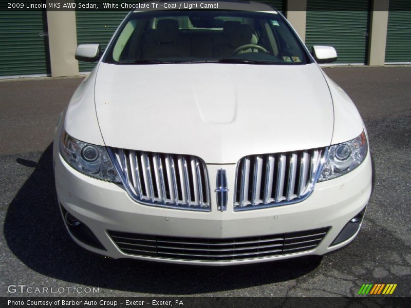 White Chocolate Tri-Coat / Light Camel 2009 Lincoln MKS AWD Sedan
