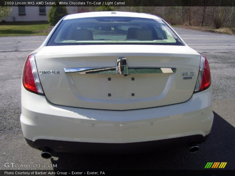 White Chocolate Tri-Coat / Light Camel 2009 Lincoln MKS AWD Sedan