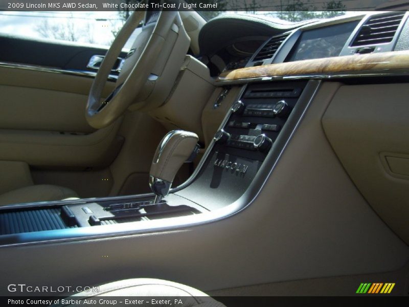 White Chocolate Tri-Coat / Light Camel 2009 Lincoln MKS AWD Sedan