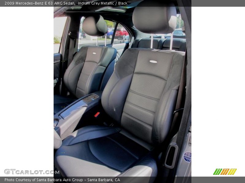 Indium Grey Metallic / Black 2009 Mercedes-Benz E 63 AMG Sedan