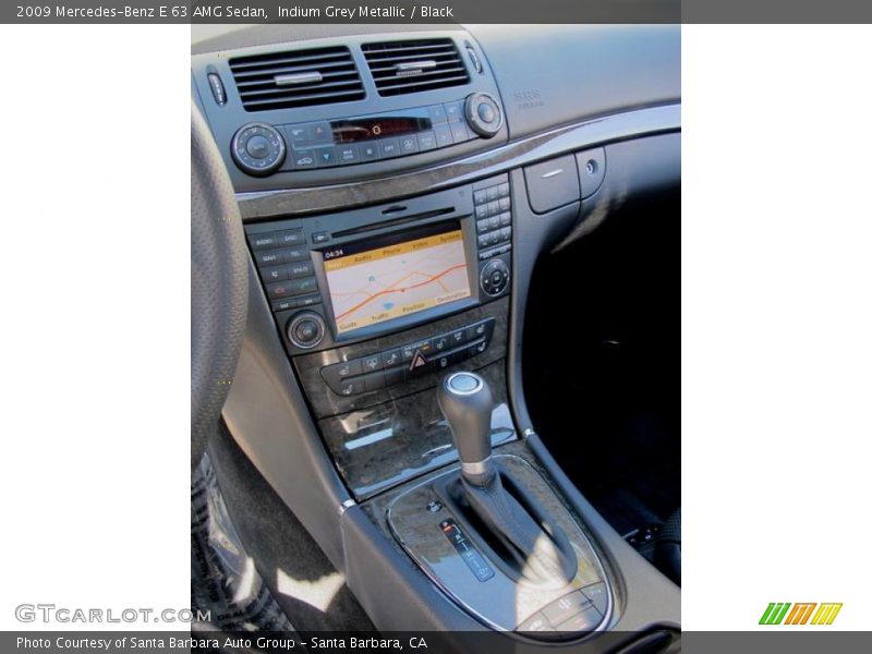 Indium Grey Metallic / Black 2009 Mercedes-Benz E 63 AMG Sedan
