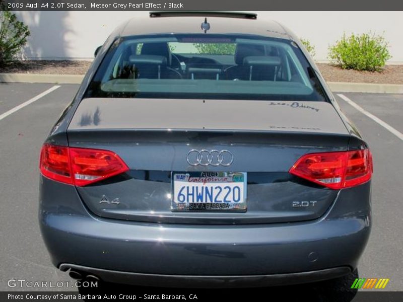 Meteor Grey Pearl Effect / Black 2009 Audi A4 2.0T Sedan