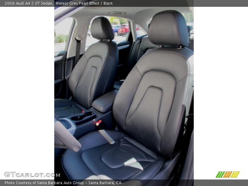 Meteor Grey Pearl Effect / Black 2009 Audi A4 2.0T Sedan