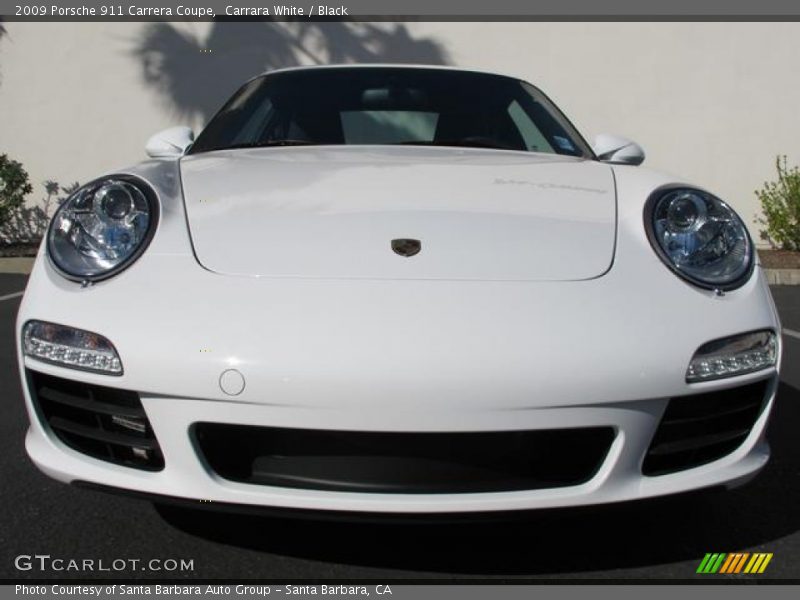 Carrara White / Black 2009 Porsche 911 Carrera Coupe