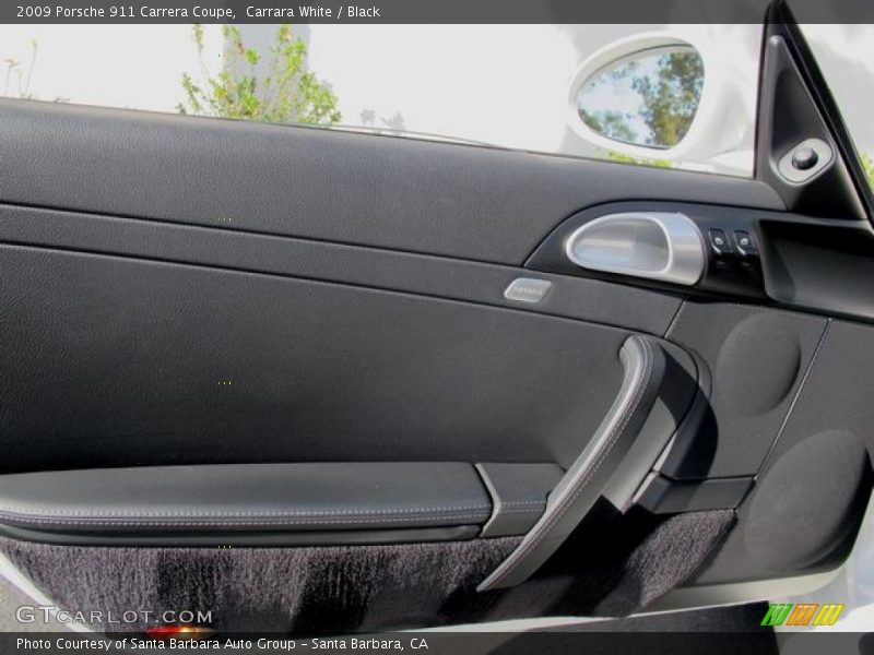 Carrara White / Black 2009 Porsche 911 Carrera Coupe