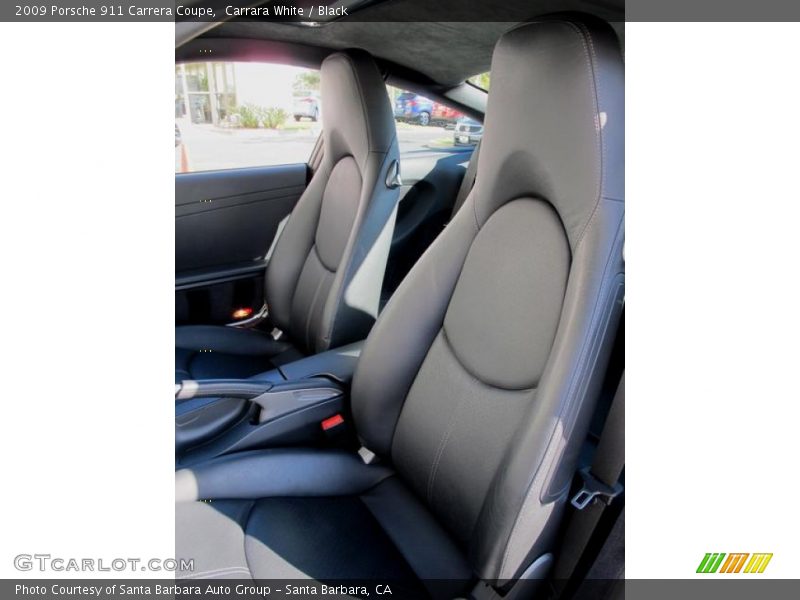 Carrara White / Black 2009 Porsche 911 Carrera Coupe