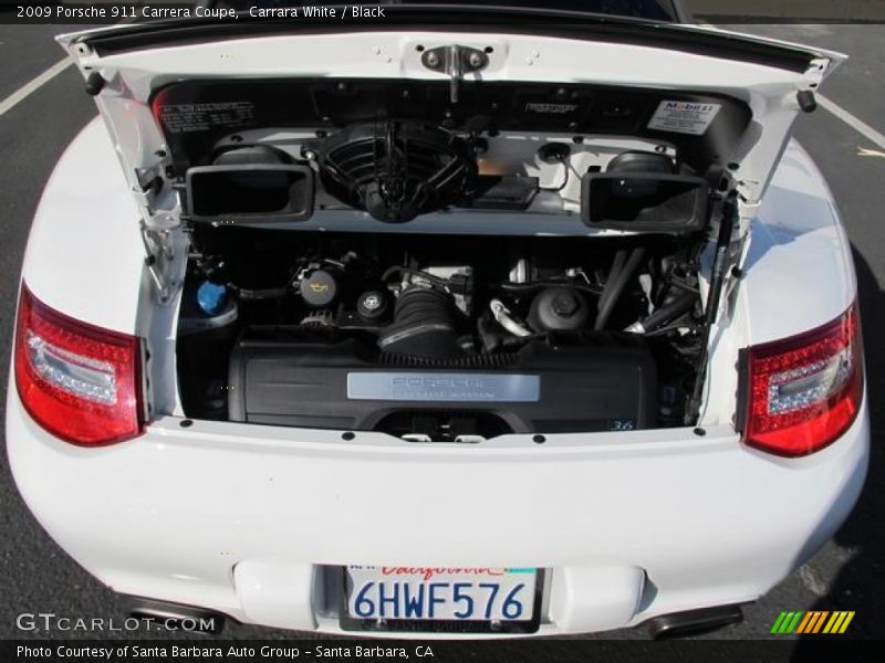 Carrara White / Black 2009 Porsche 911 Carrera Coupe