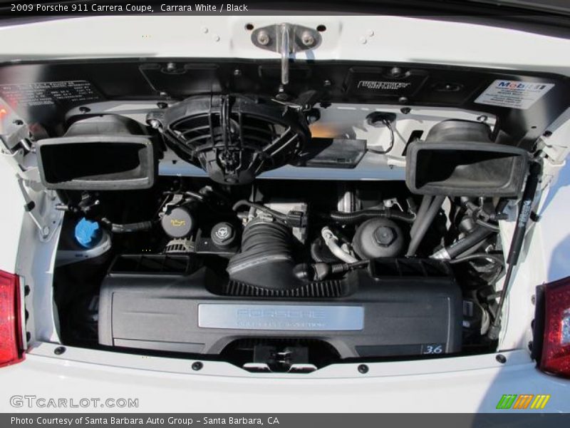Carrara White / Black 2009 Porsche 911 Carrera Coupe