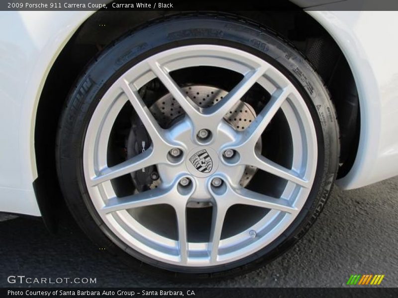 Carrara White / Black 2009 Porsche 911 Carrera Coupe