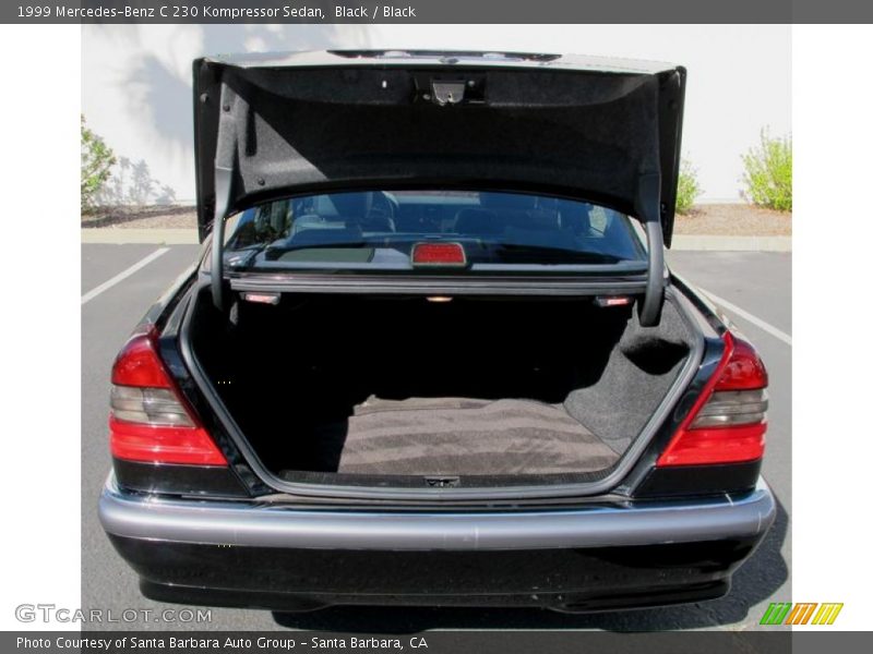 Black / Black 1999 Mercedes-Benz C 230 Kompressor Sedan