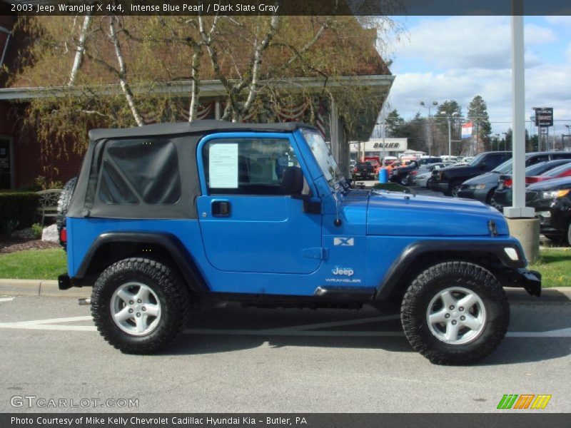  2003 Wrangler X 4x4 Intense Blue Pearl