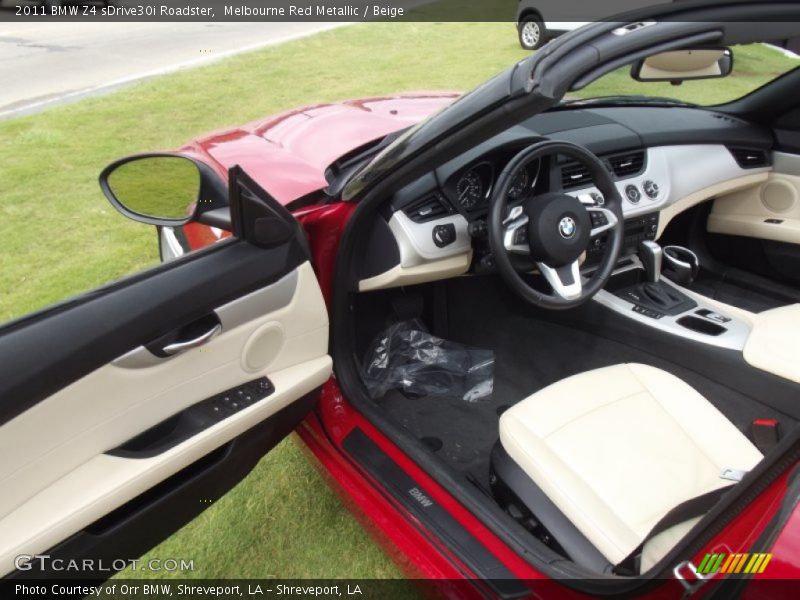 Melbourne Red Metallic / Beige 2011 BMW Z4 sDrive30i Roadster