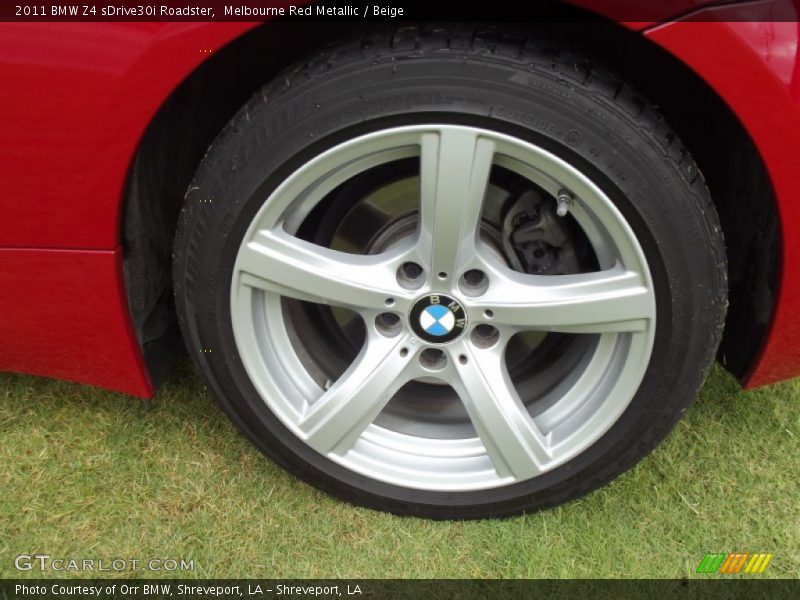 Melbourne Red Metallic / Beige 2011 BMW Z4 sDrive30i Roadster