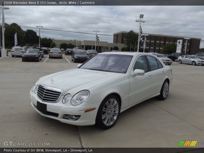 Arctic White / Cashmere 2008 Mercedes-Benz E 350 Sedan