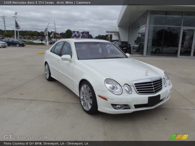 Arctic White / Cashmere 2008 Mercedes-Benz E 350 Sedan