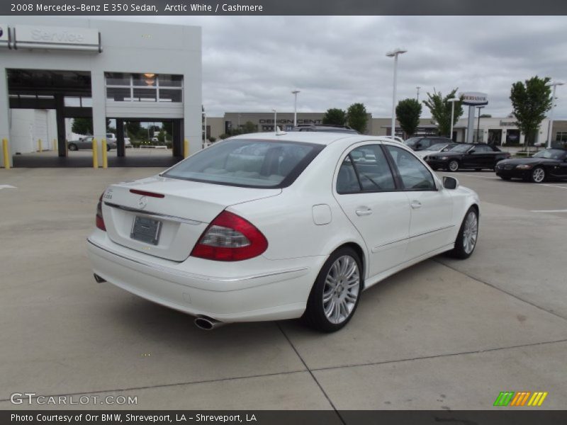 Arctic White / Cashmere 2008 Mercedes-Benz E 350 Sedan