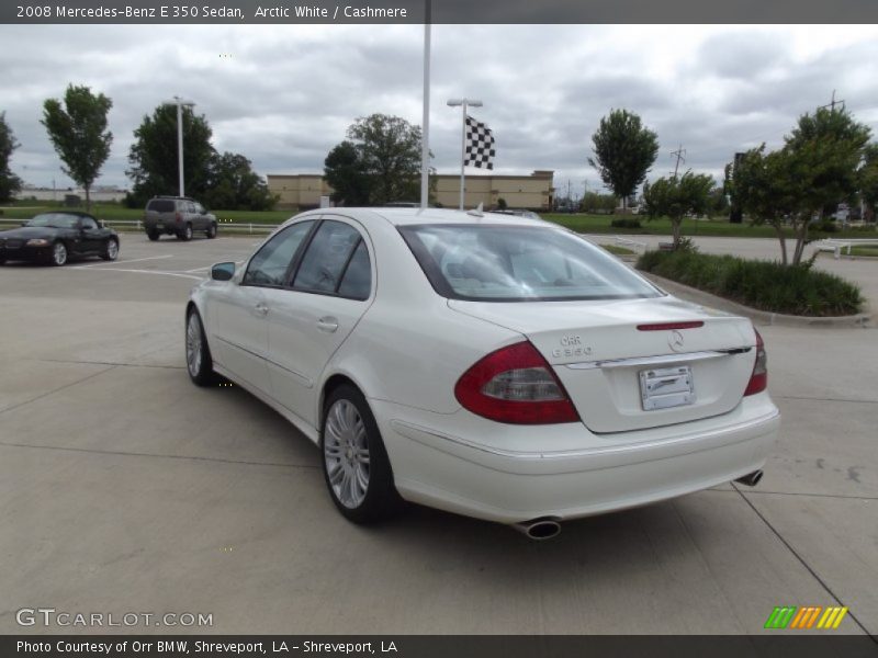 Arctic White / Cashmere 2008 Mercedes-Benz E 350 Sedan