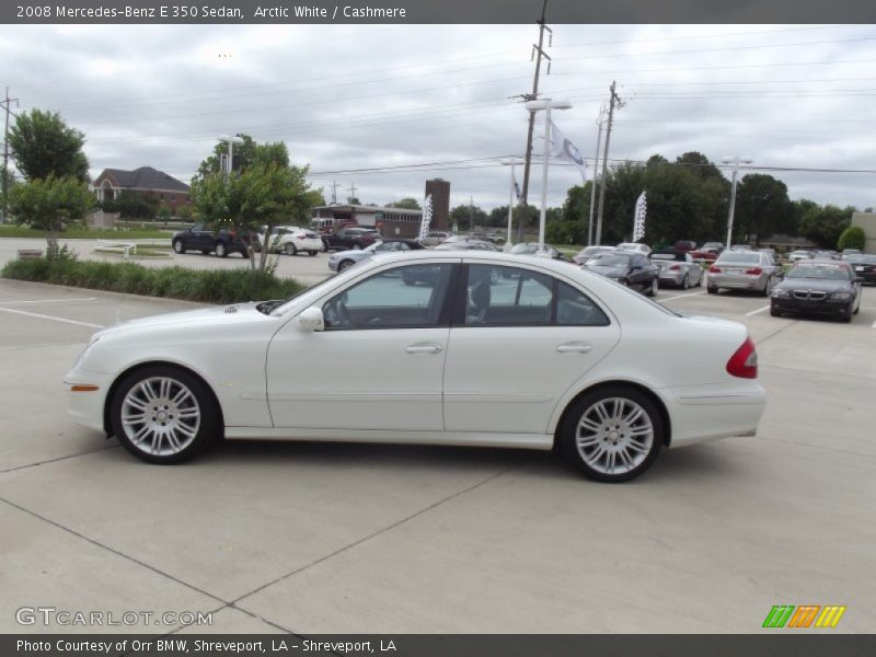 Arctic White / Cashmere 2008 Mercedes-Benz E 350 Sedan