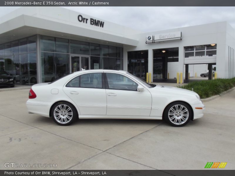 Arctic White / Cashmere 2008 Mercedes-Benz E 350 Sedan