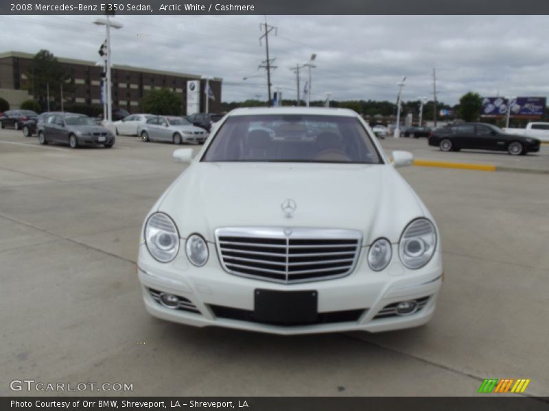 Arctic White / Cashmere 2008 Mercedes-Benz E 350 Sedan