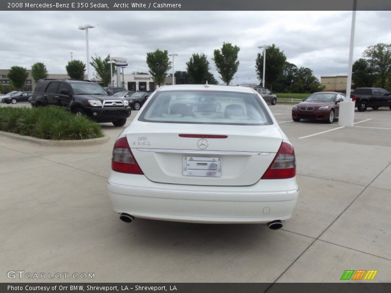 Arctic White / Cashmere 2008 Mercedes-Benz E 350 Sedan