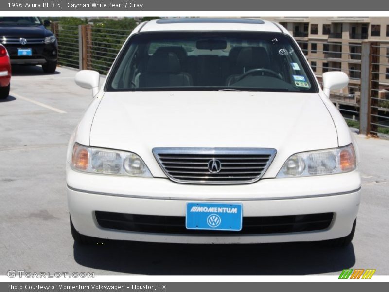 Cayman White Pearl / Gray 1996 Acura RL 3.5