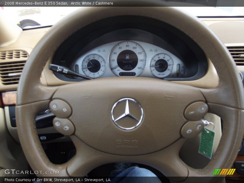 Arctic White / Cashmere 2008 Mercedes-Benz E 350 Sedan