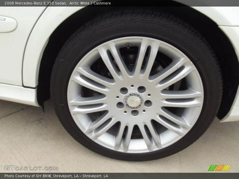 Arctic White / Cashmere 2008 Mercedes-Benz E 350 Sedan