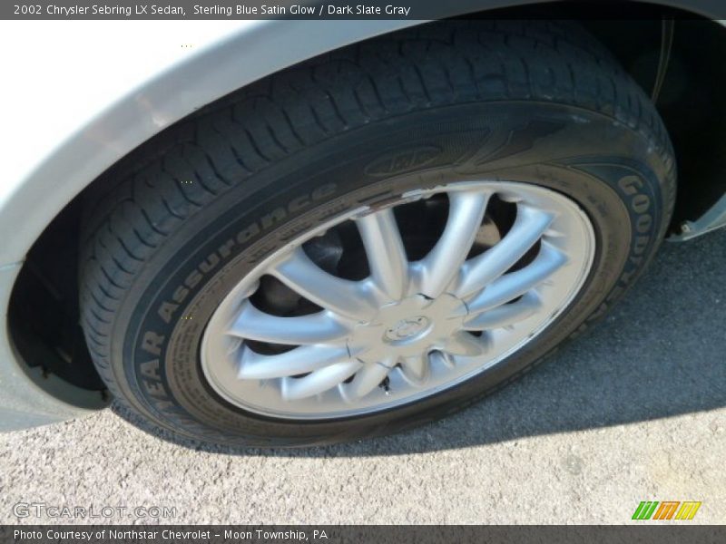 Sterling Blue Satin Glow / Dark Slate Gray 2002 Chrysler Sebring LX Sedan