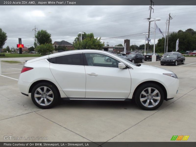  2010 ZDX AWD Aspen White Pearl