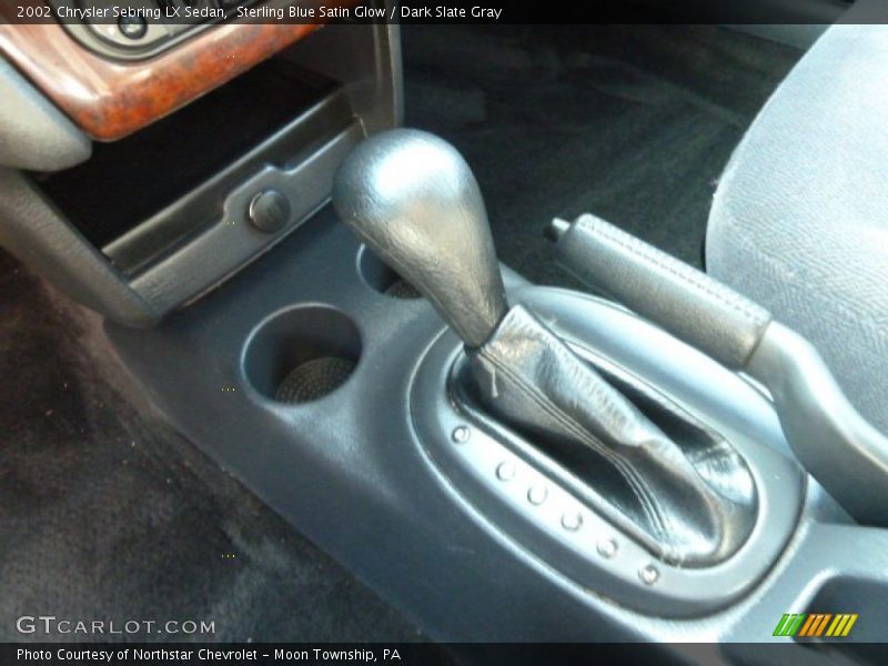 Sterling Blue Satin Glow / Dark Slate Gray 2002 Chrysler Sebring LX Sedan
