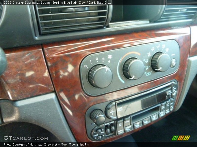 Sterling Blue Satin Glow / Dark Slate Gray 2002 Chrysler Sebring LX Sedan