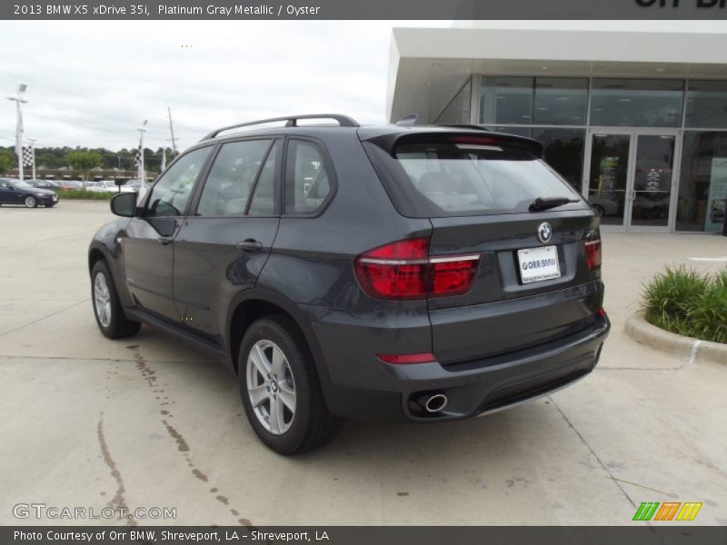 Platinum Gray Metallic / Oyster 2013 BMW X5 xDrive 35i