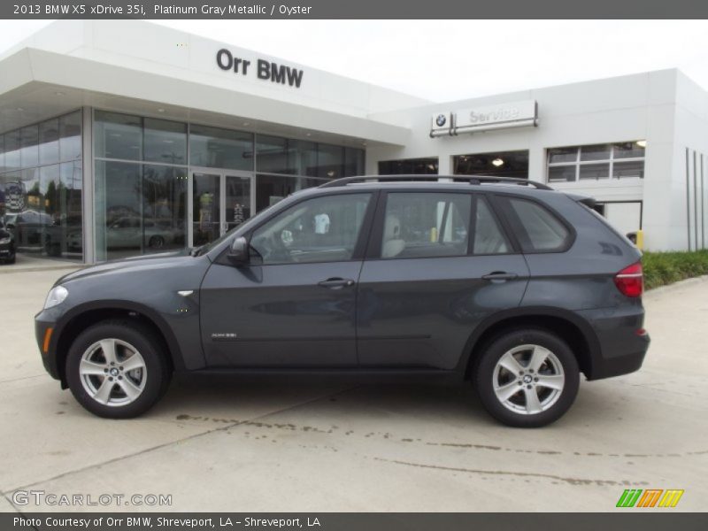 Platinum Gray Metallic / Oyster 2013 BMW X5 xDrive 35i