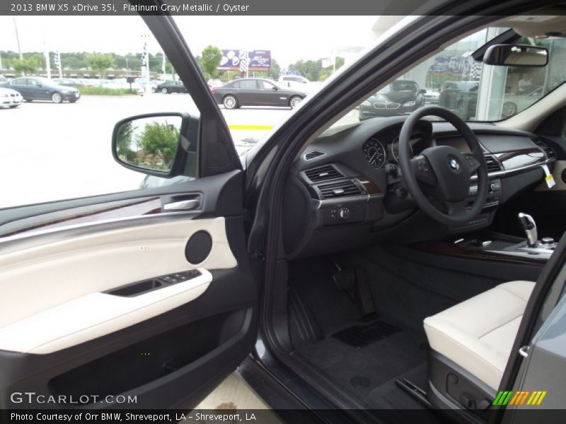 Platinum Gray Metallic / Oyster 2013 BMW X5 xDrive 35i