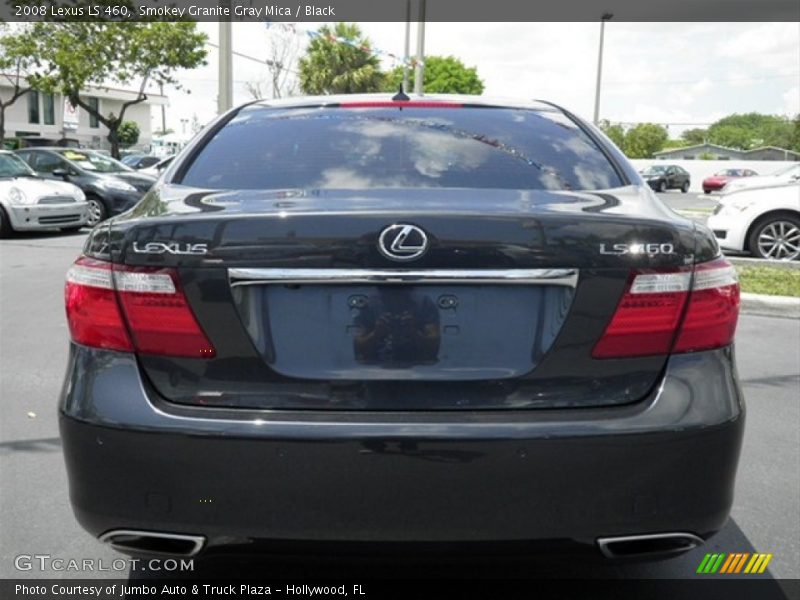 Smokey Granite Gray Mica / Black 2008 Lexus LS 460