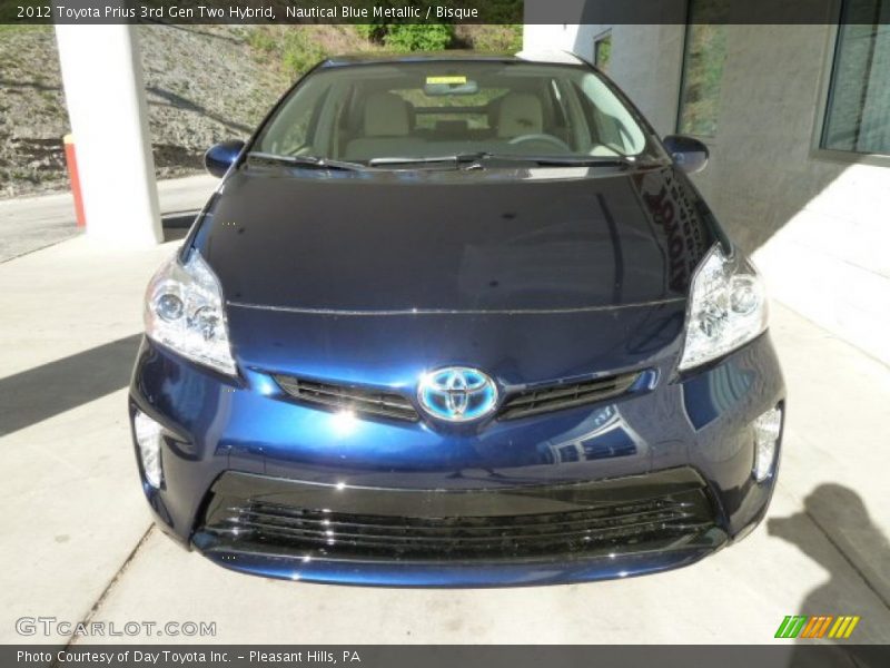 Nautical Blue Metallic / Bisque 2012 Toyota Prius 3rd Gen Two Hybrid