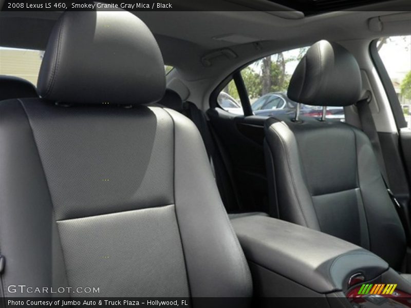 Smokey Granite Gray Mica / Black 2008 Lexus LS 460