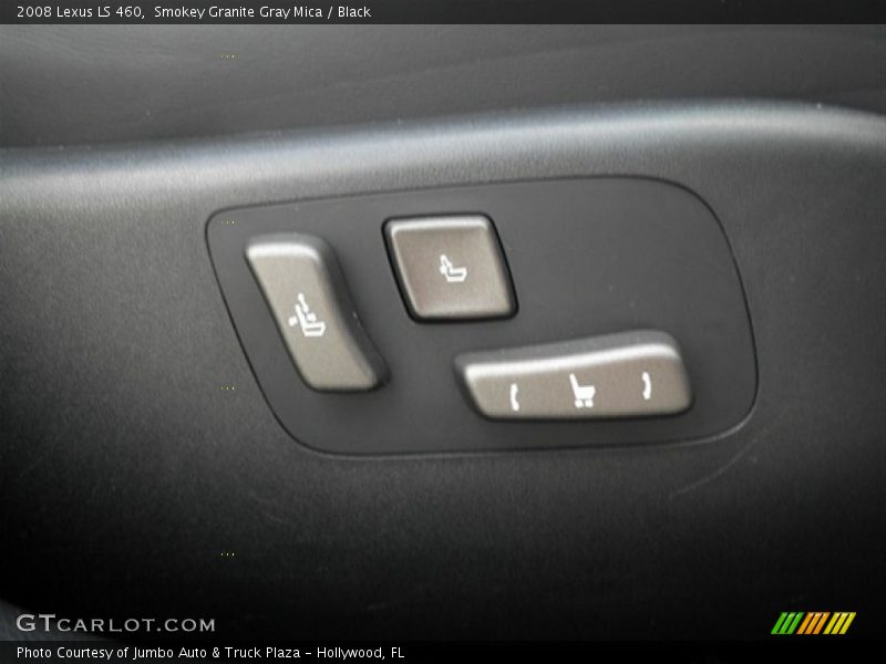 Smokey Granite Gray Mica / Black 2008 Lexus LS 460