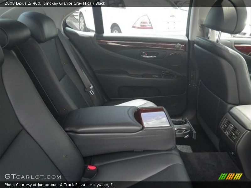 Smokey Granite Gray Mica / Black 2008 Lexus LS 460