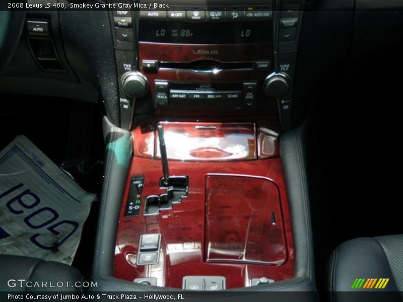 Smokey Granite Gray Mica / Black 2008 Lexus LS 460